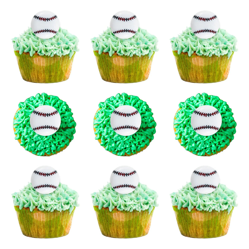 Baseball Cupcake Toppers
