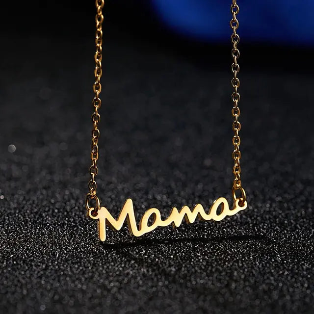 Mama Letter Necklace